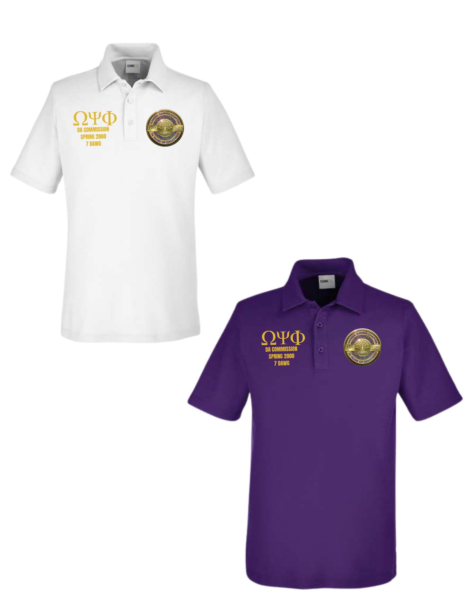 Gamma Gamma Moisture Wicking Polo Shirt (Custom)