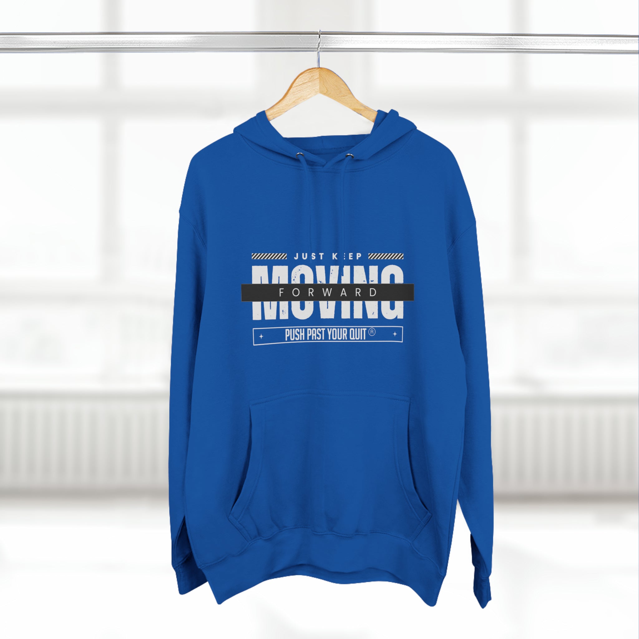 Just Keep Moving  Premium Pullover Hoodie