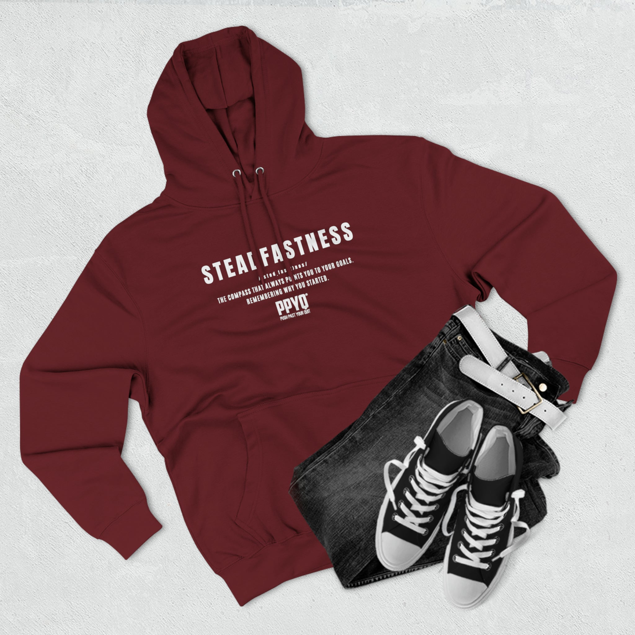 Steadfastness PPYQ® Defined Premium Pullover Hoodie