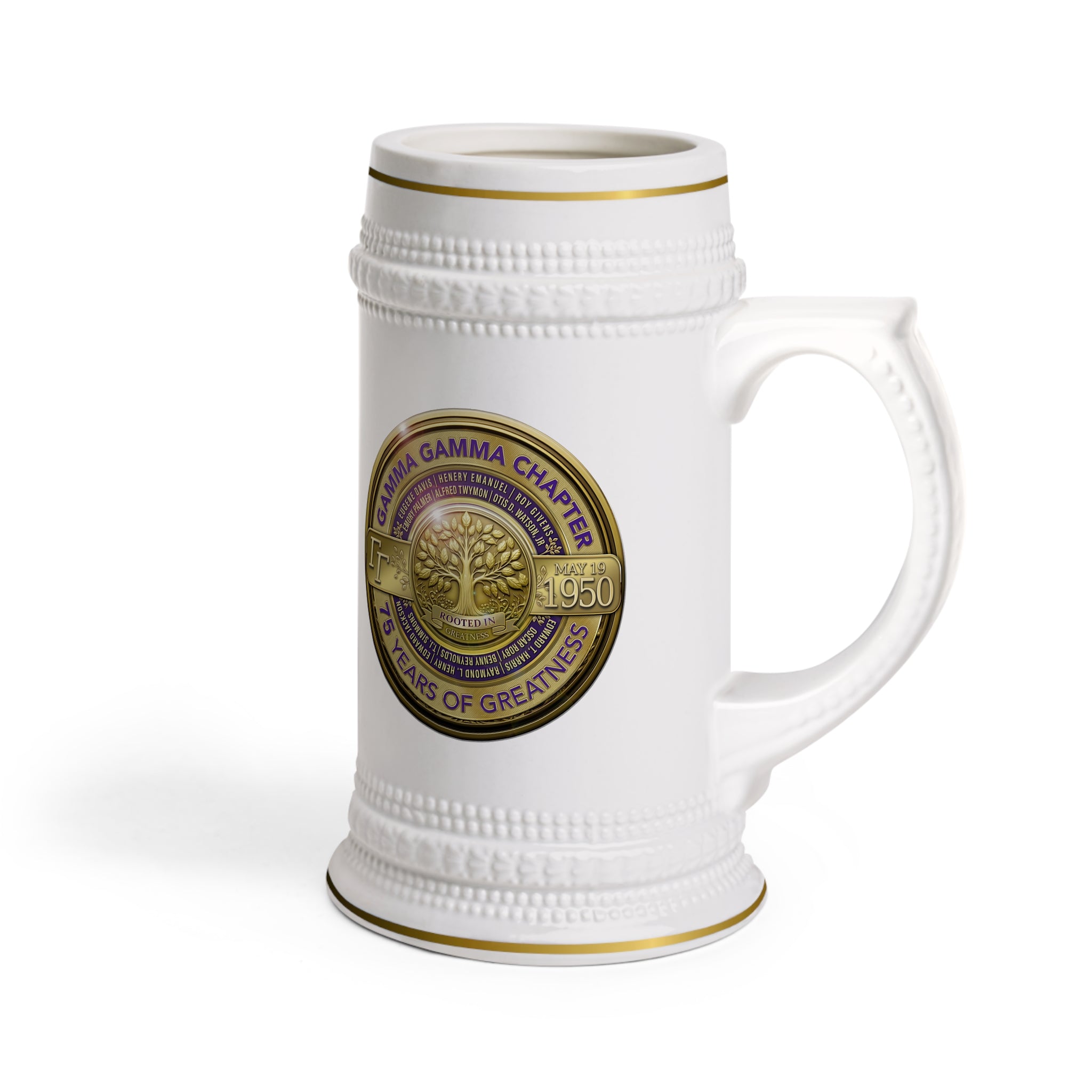 75 Year Beer Stein Mug