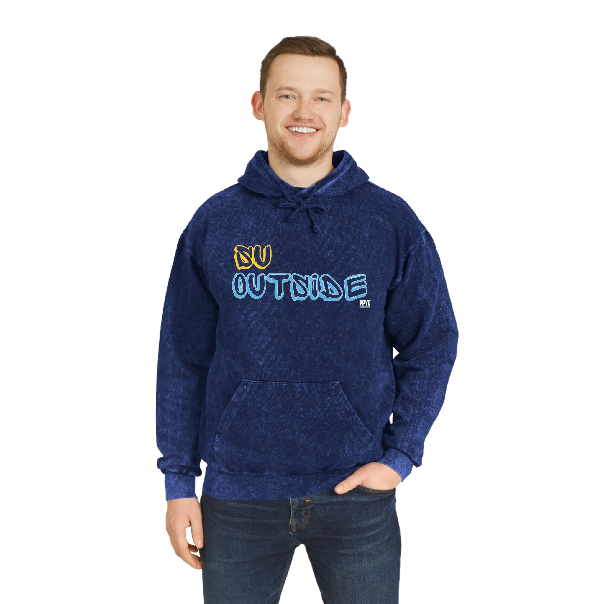 We Outside SU Unisex Mineral Wash Hoodie