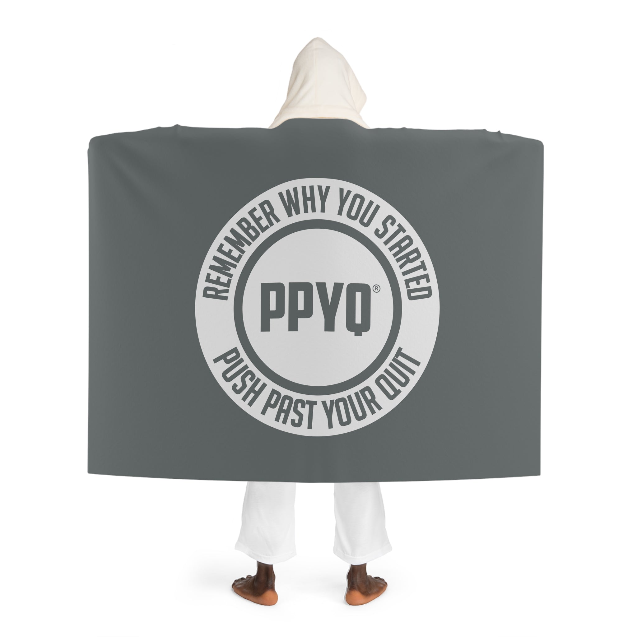 Custom Hooded Sherpa Fleece Blanket