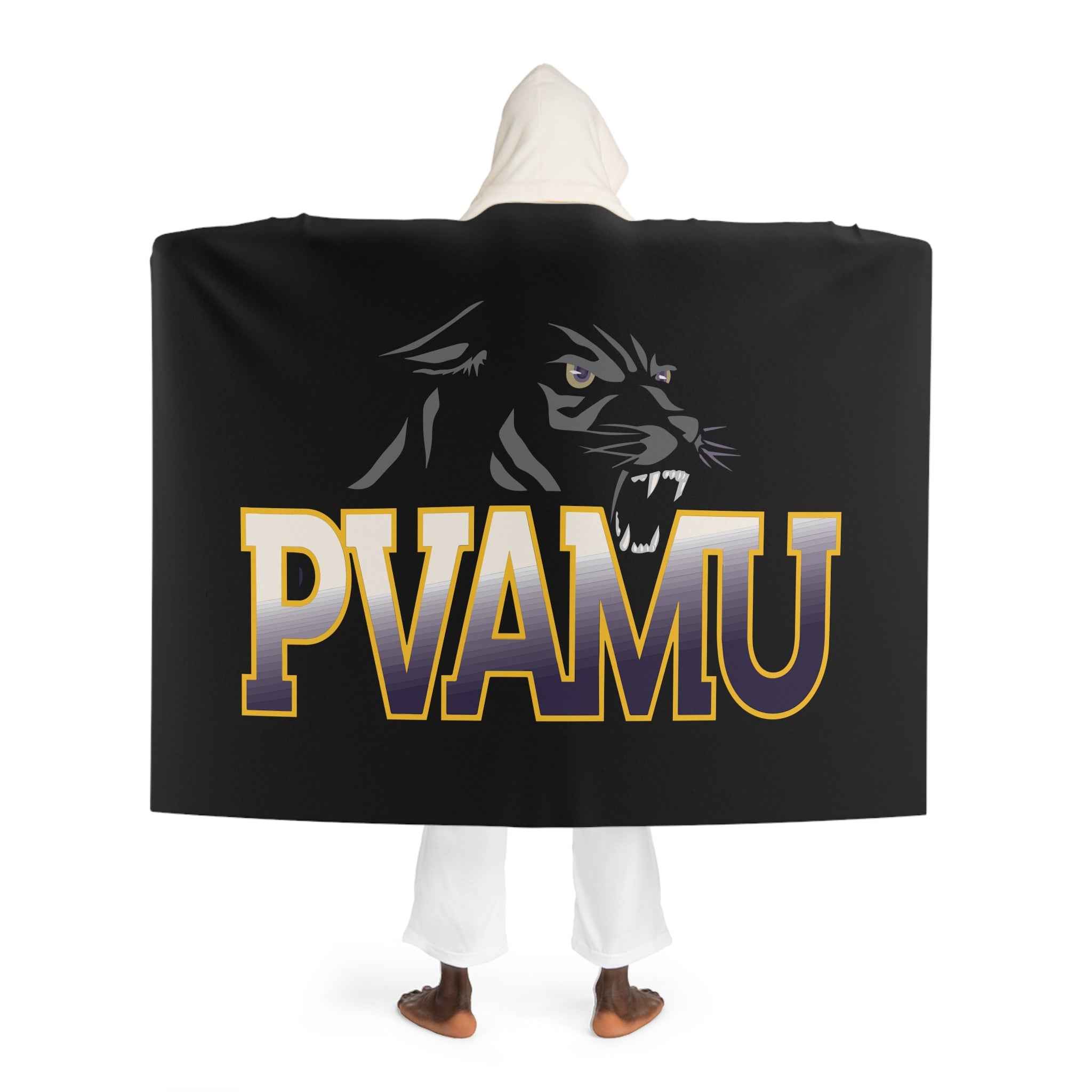 PVAMU Hooded Sherpa Fleece Blanket