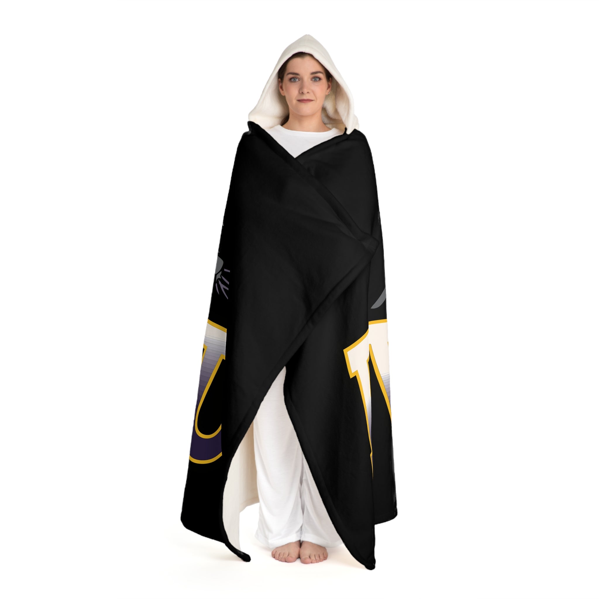 PVAMU Hooded Sherpa Fleece Blanket