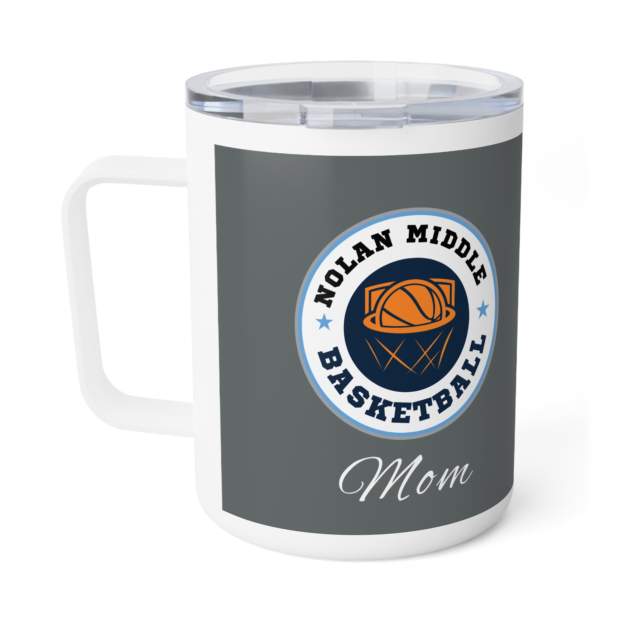 Basketball Mom Insulated Coffee Mug, 10oz