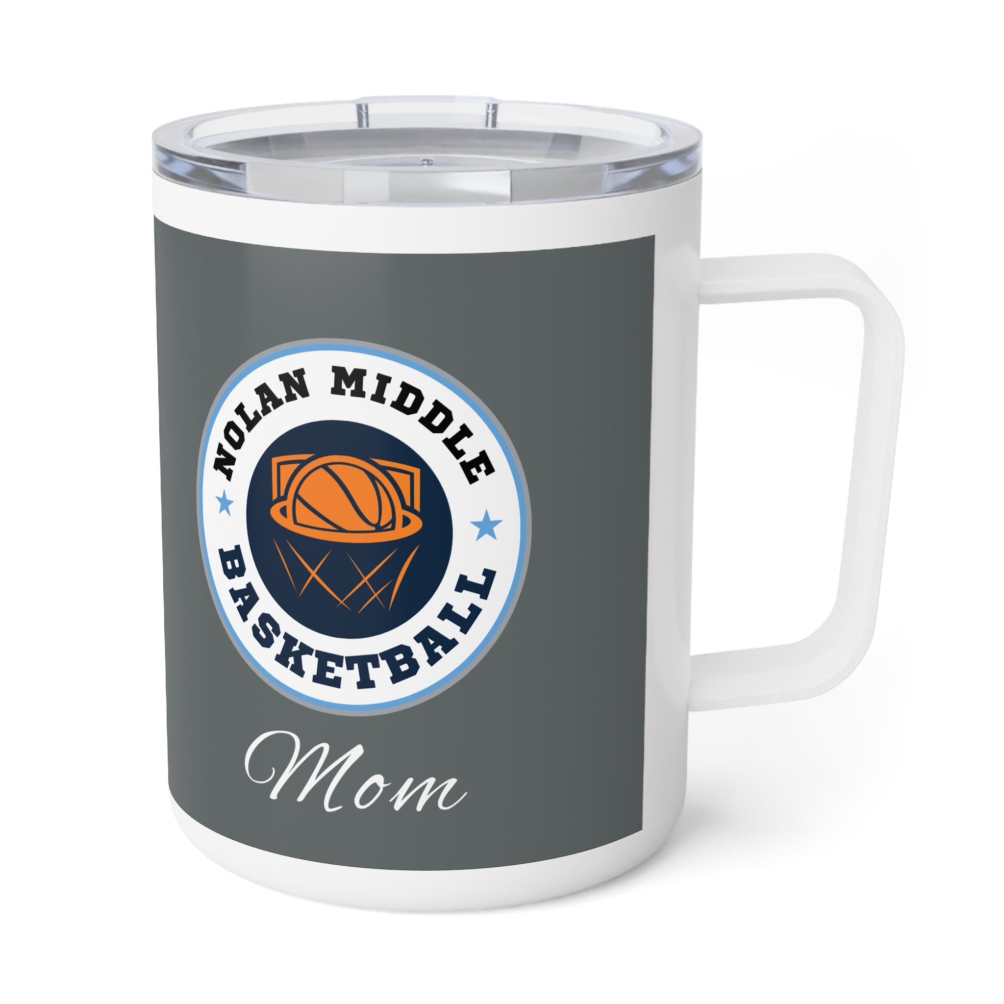 Basketball Mom Insulated Coffee Mug, 10oz