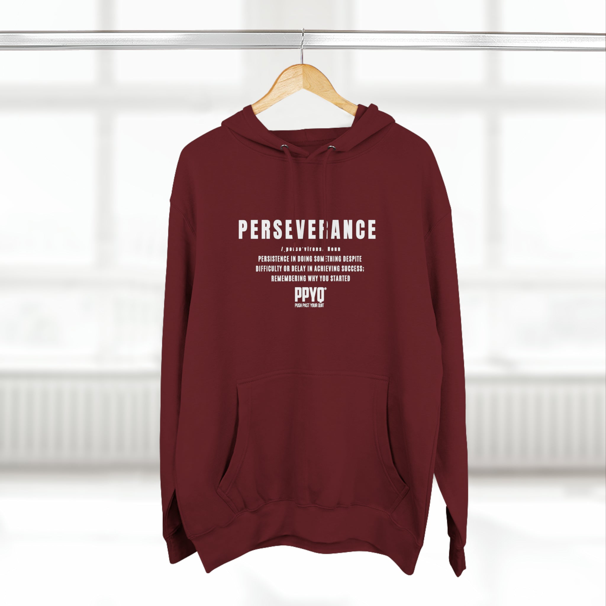 Perseverance PPYQ® Defined  Premium Pullover Hoodie