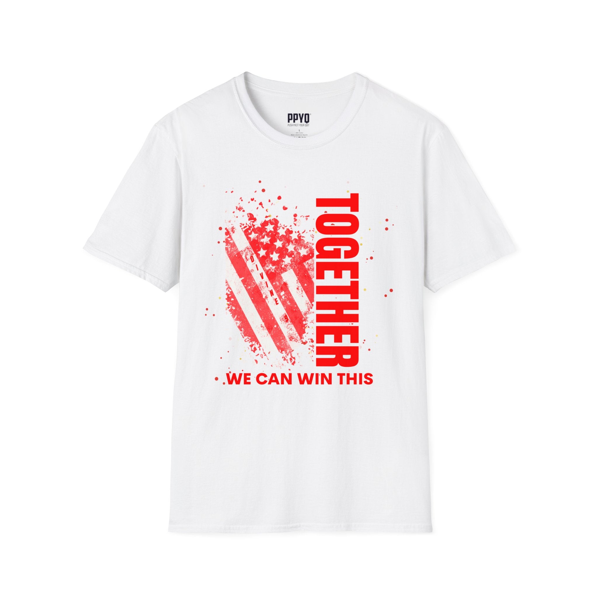 Together We Can Red and White
