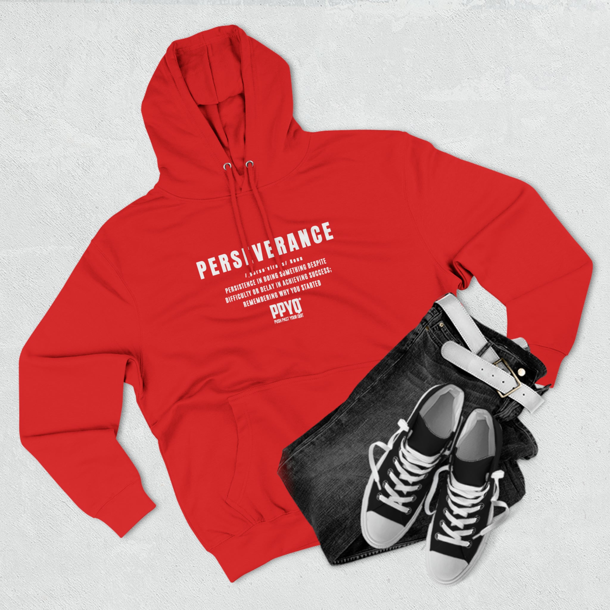 Perseverance PPYQ® Defined  Premium Pullover Hoodie