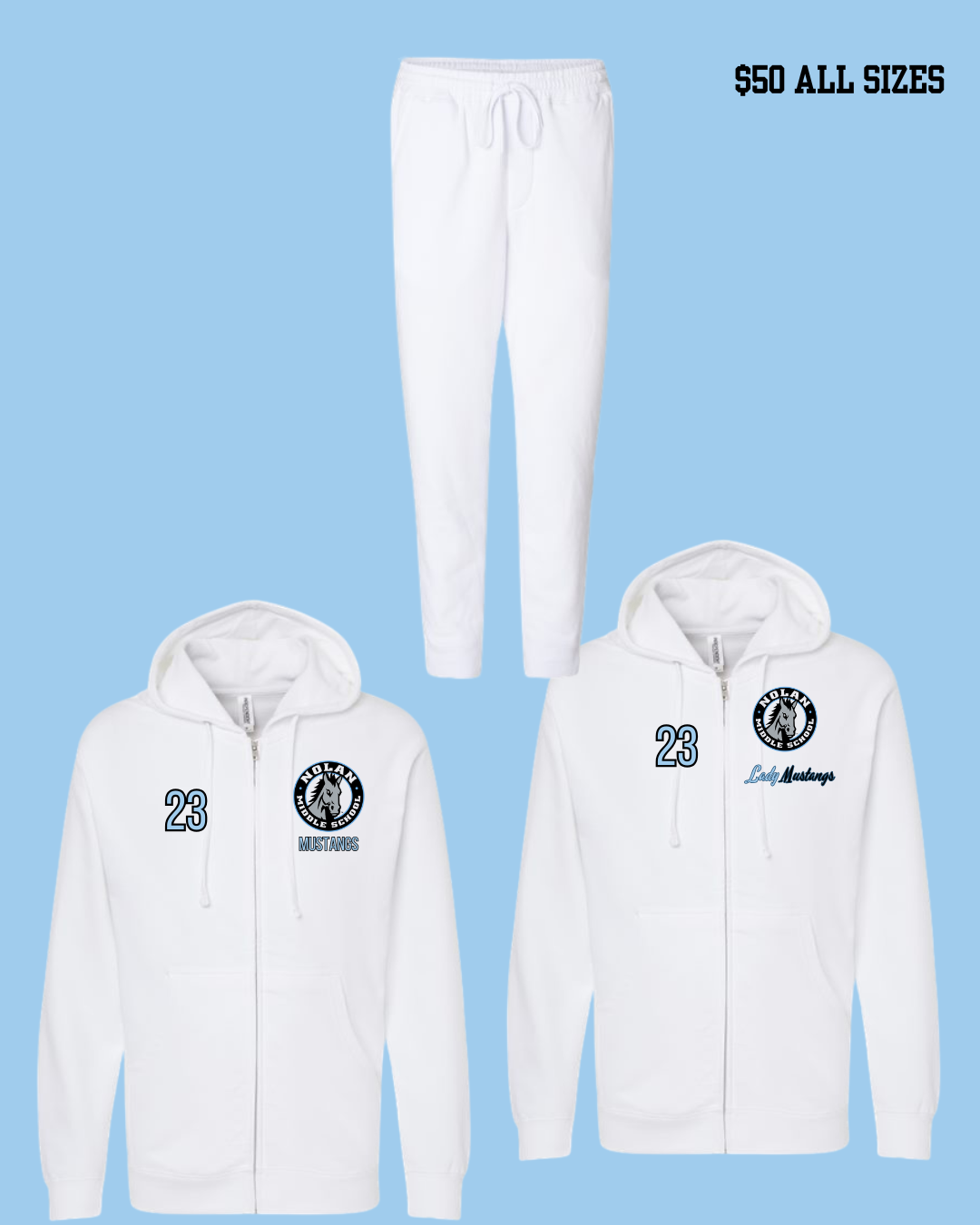 Nolan Mustangs & Lady Mustangs Warm-up