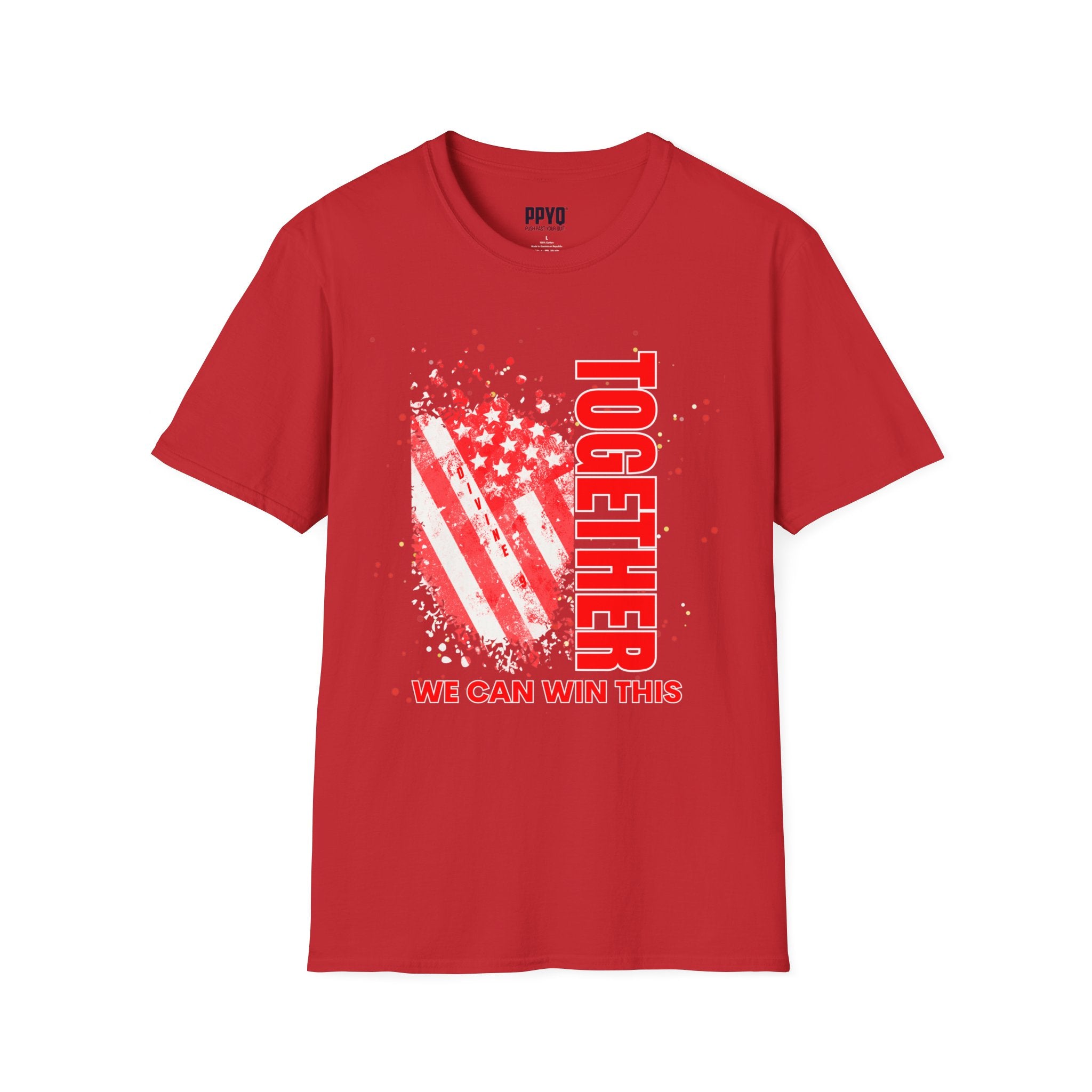Together We Can Red and White