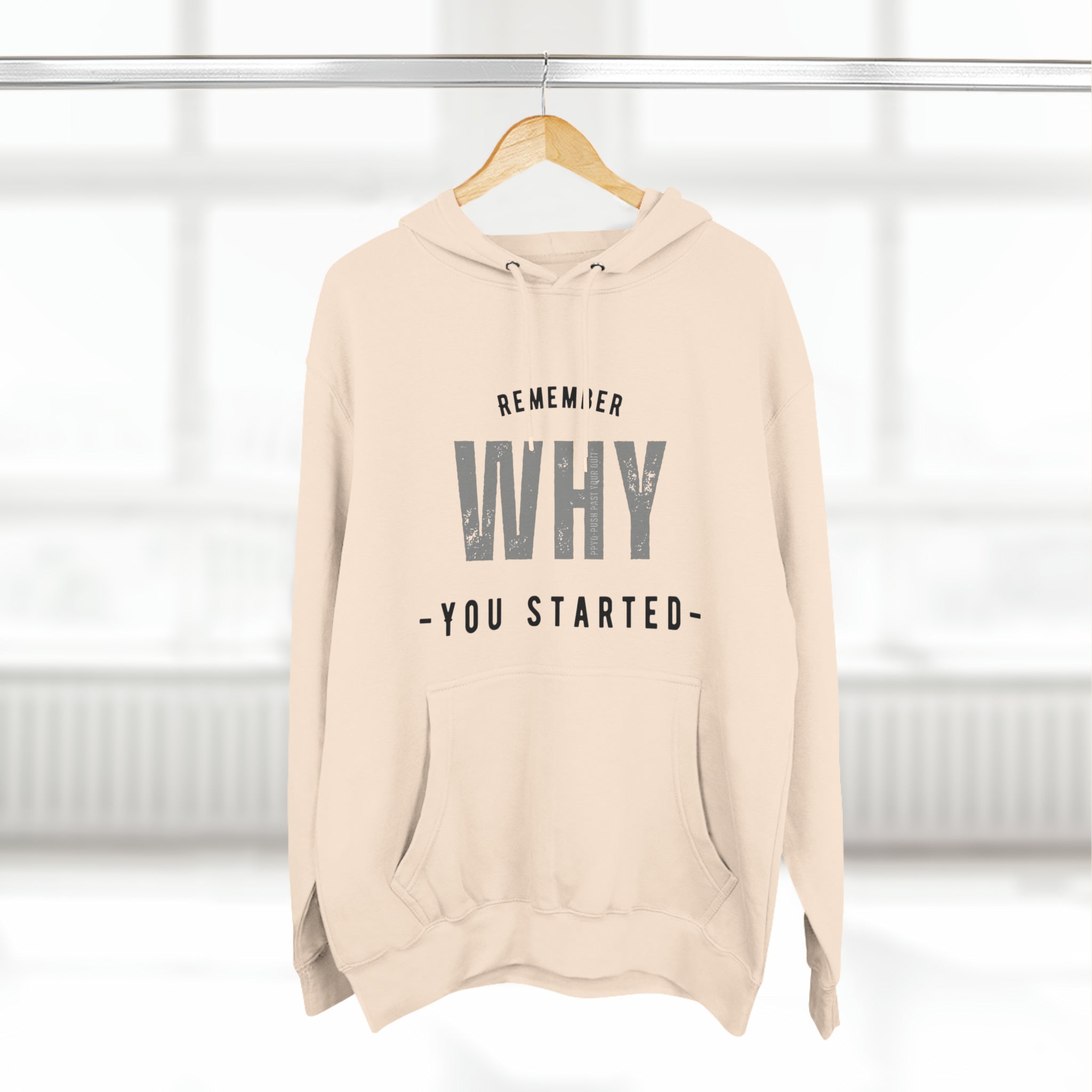 Remember Why You Started Premium Pullover Hoodie