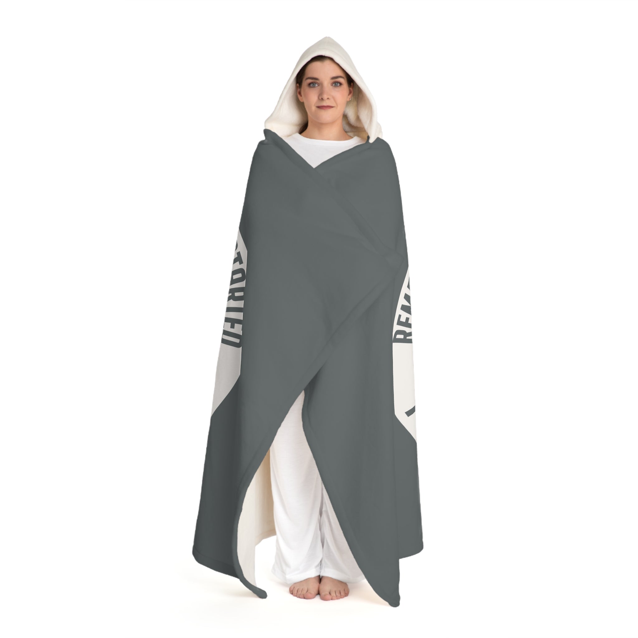 Custom Hooded Sherpa Fleece Blanket