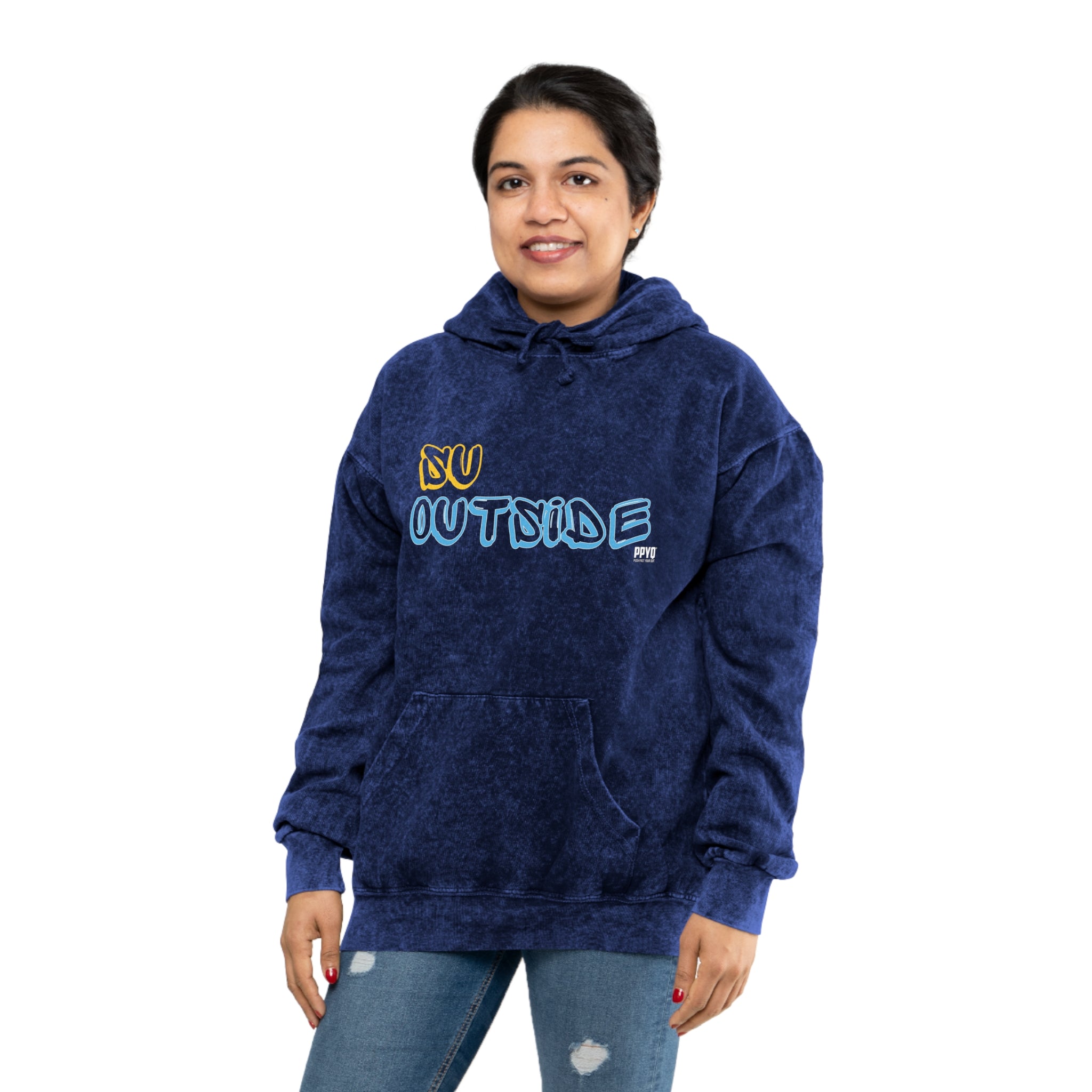 We Outside SU Unisex Mineral Wash Hoodie