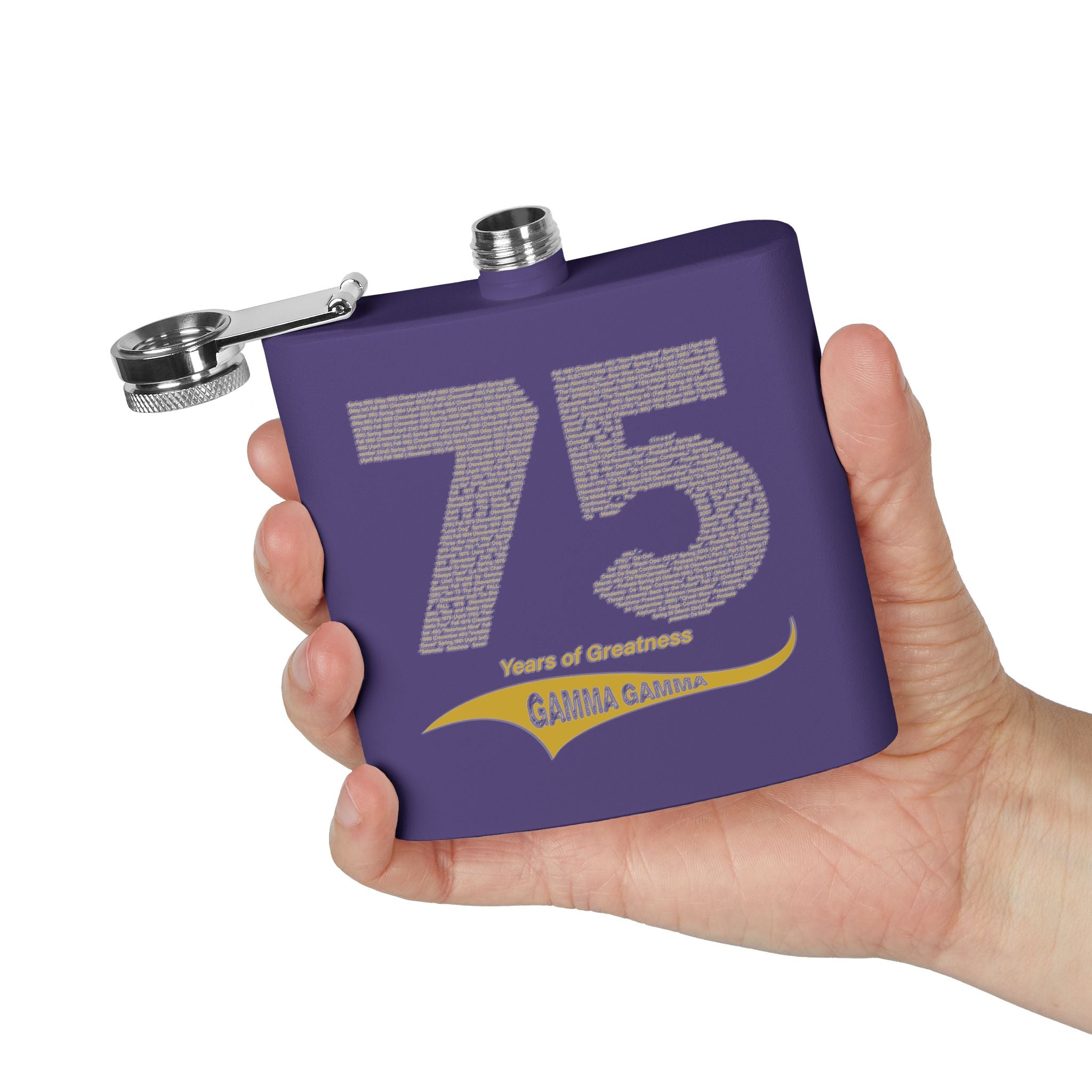 75 Year Stainless Steel Flask, 6oz