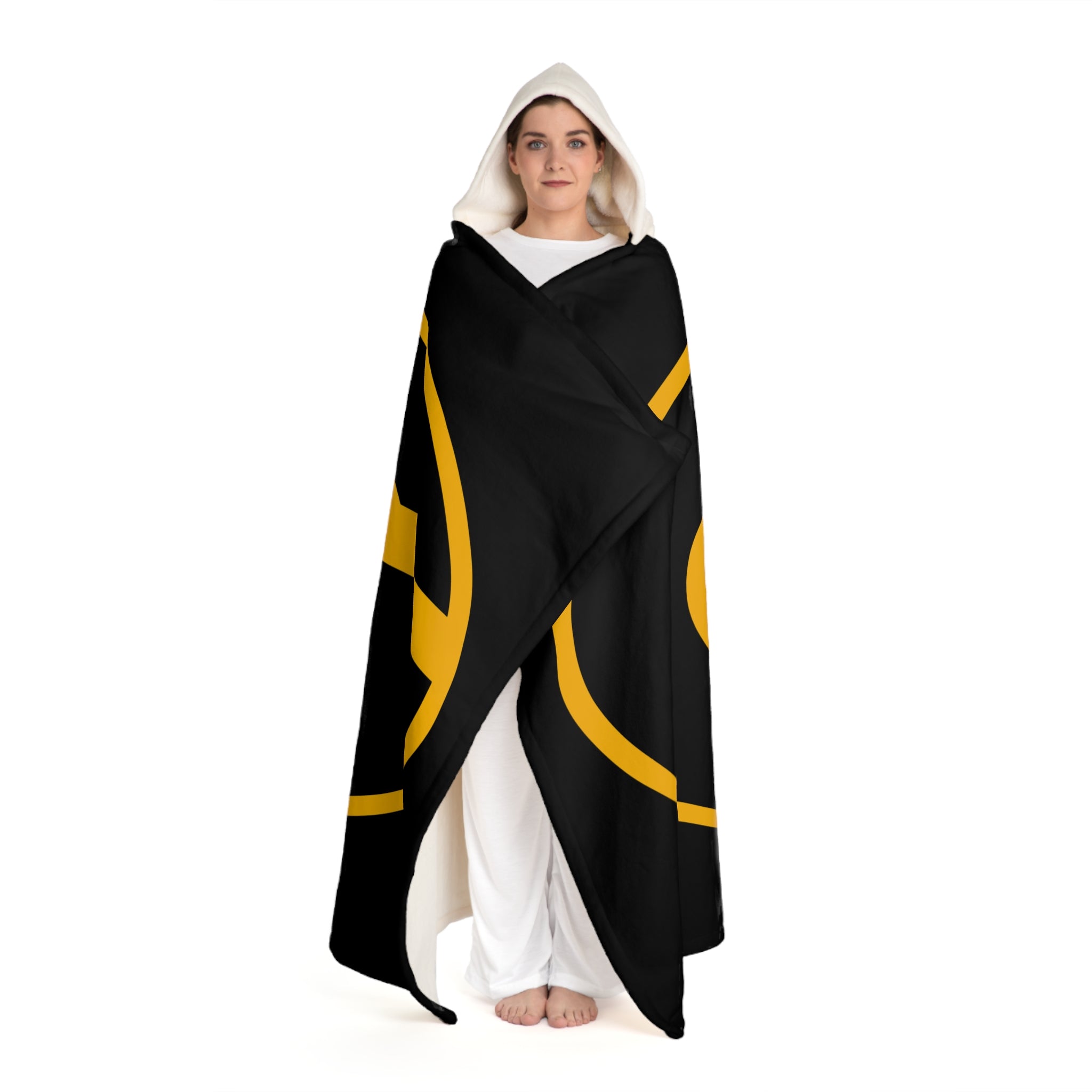 GSU Hooded Sherpa Fleece Blanket