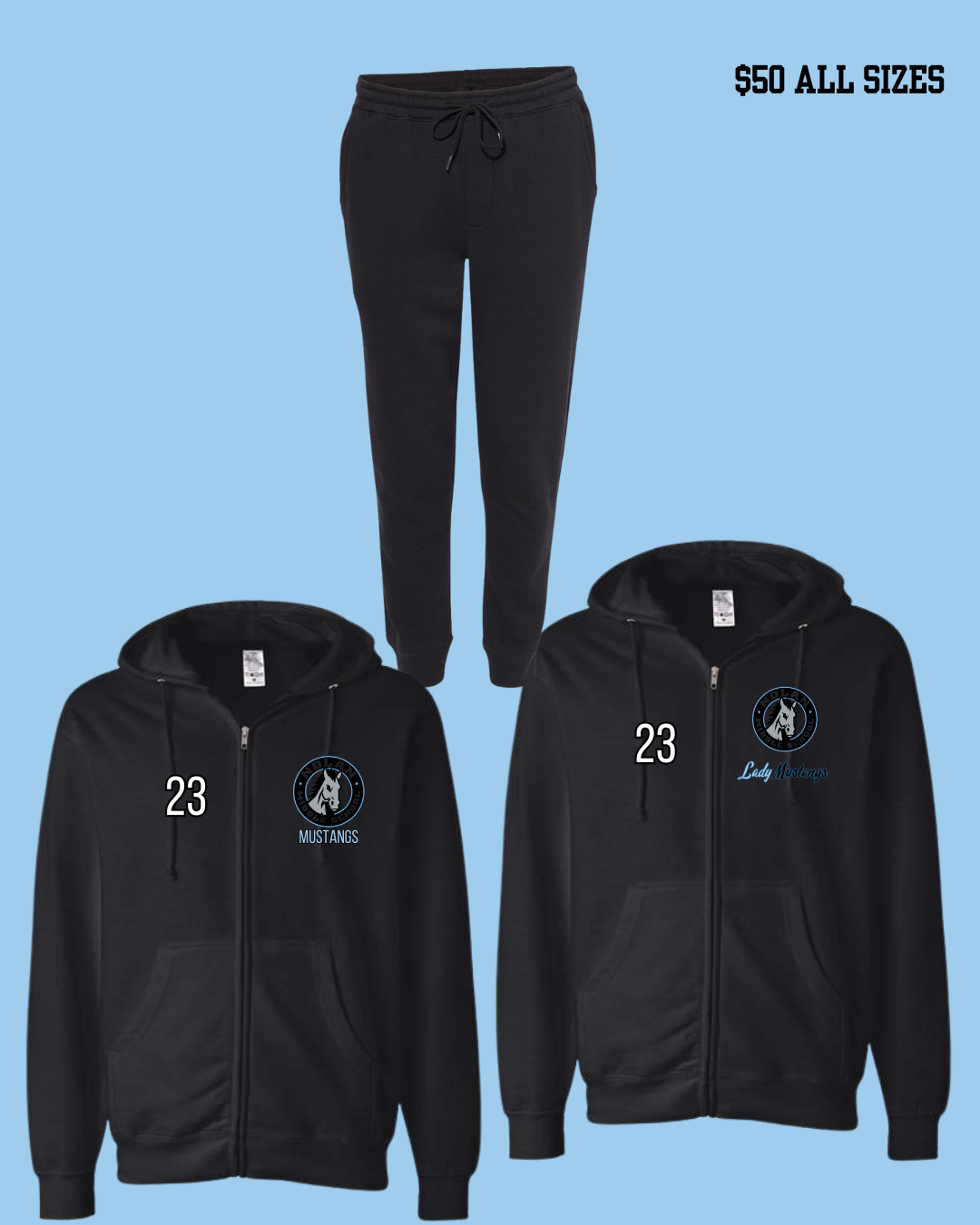 Nolan Mustangs & Lady Mustangs Warm-up