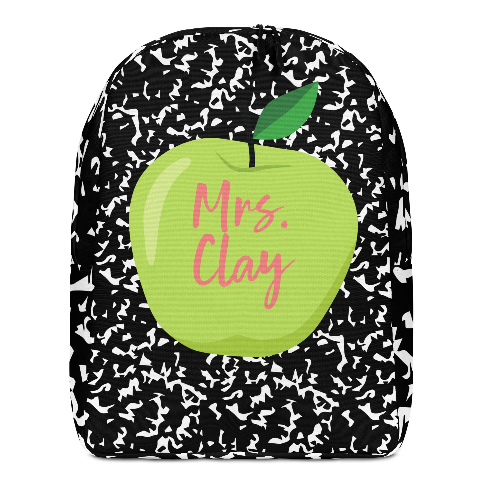 Teacher Backpack Green Apple