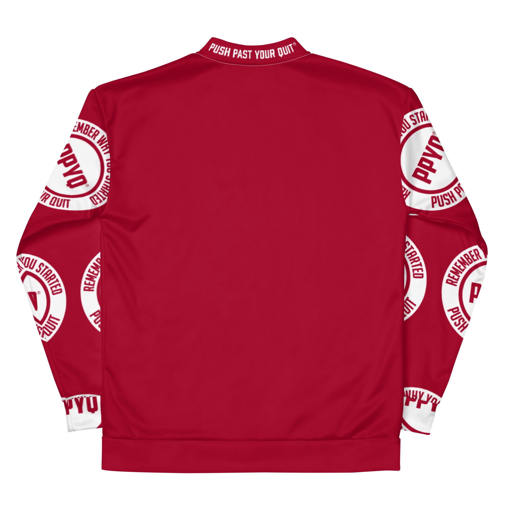 Red & White Unisex Bomber Jacket