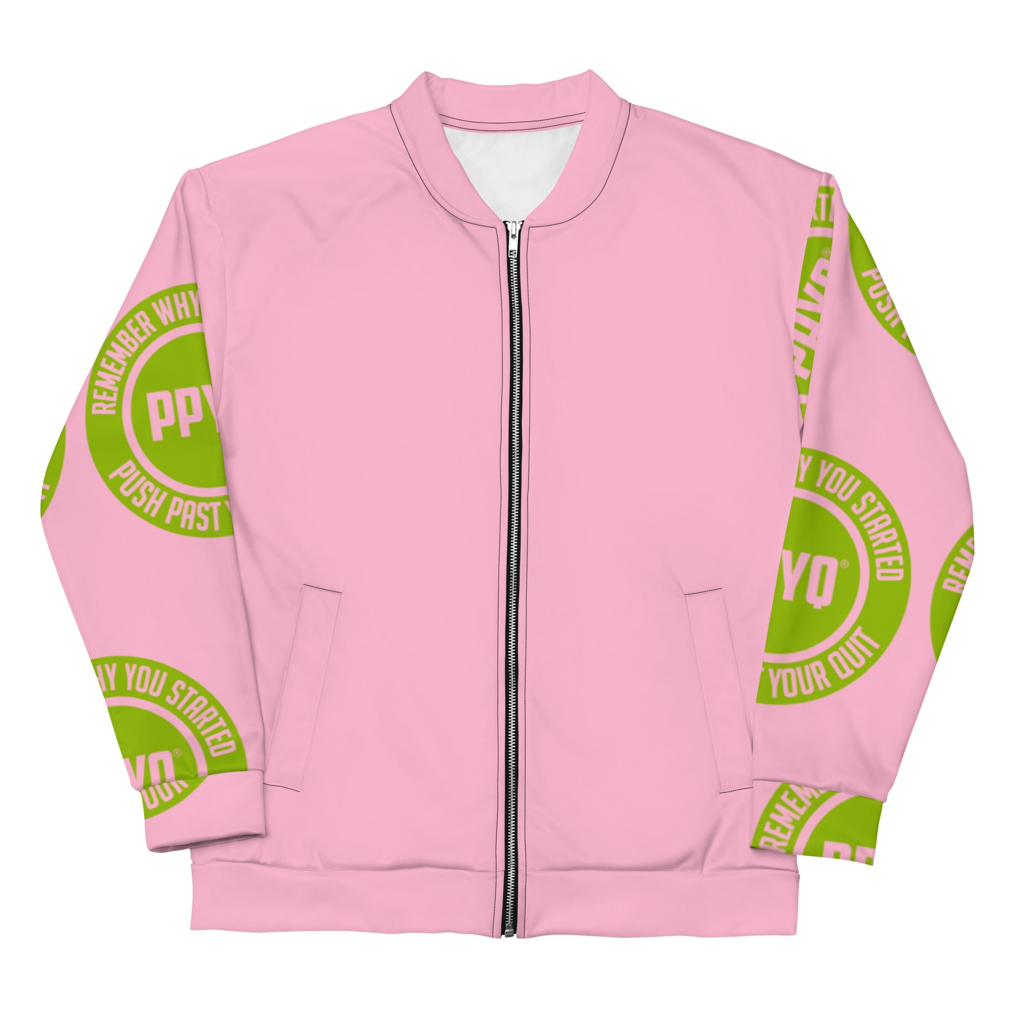 Pretty Pink & Green Bomber Jacket