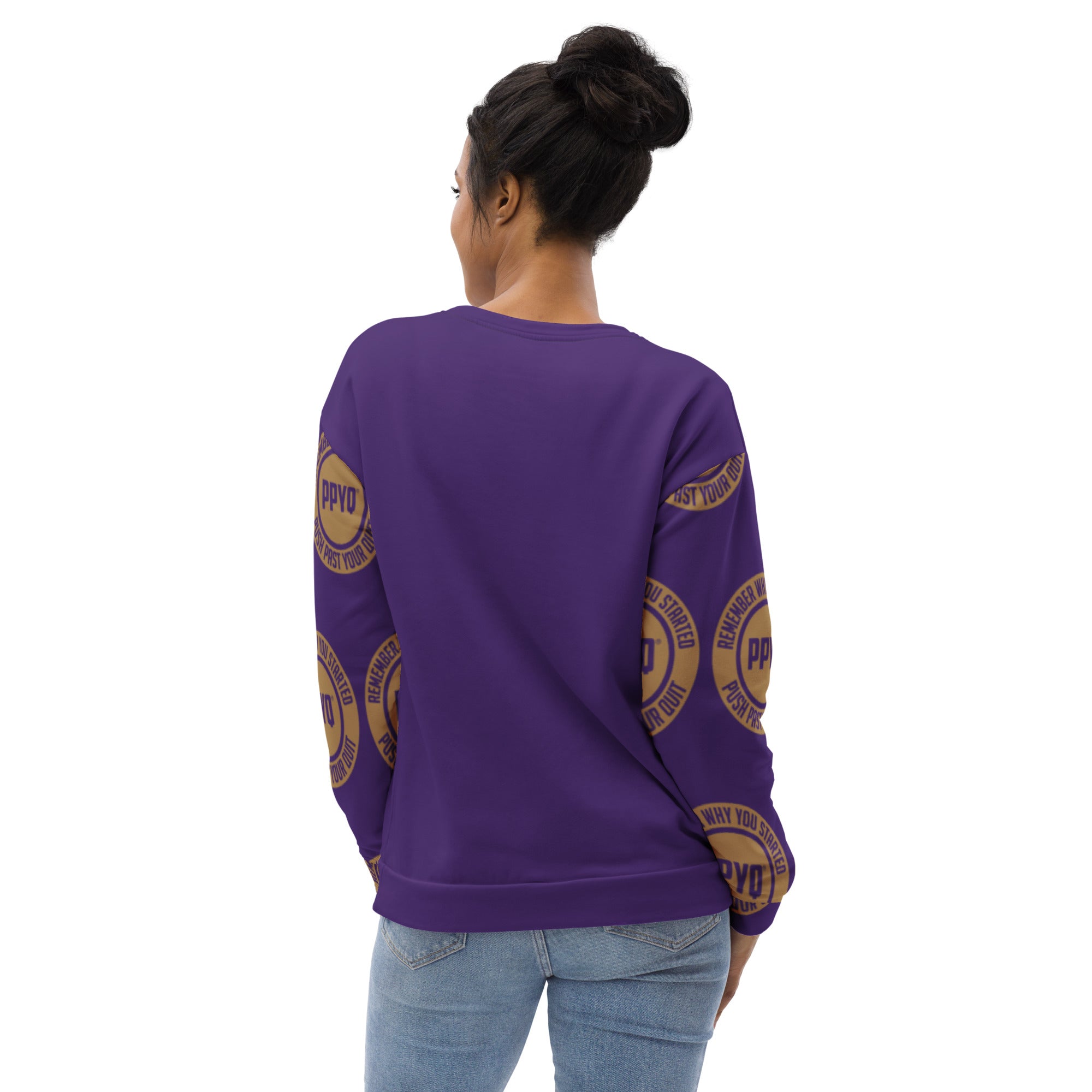 Purple & Gold Unisex Sweatshirt