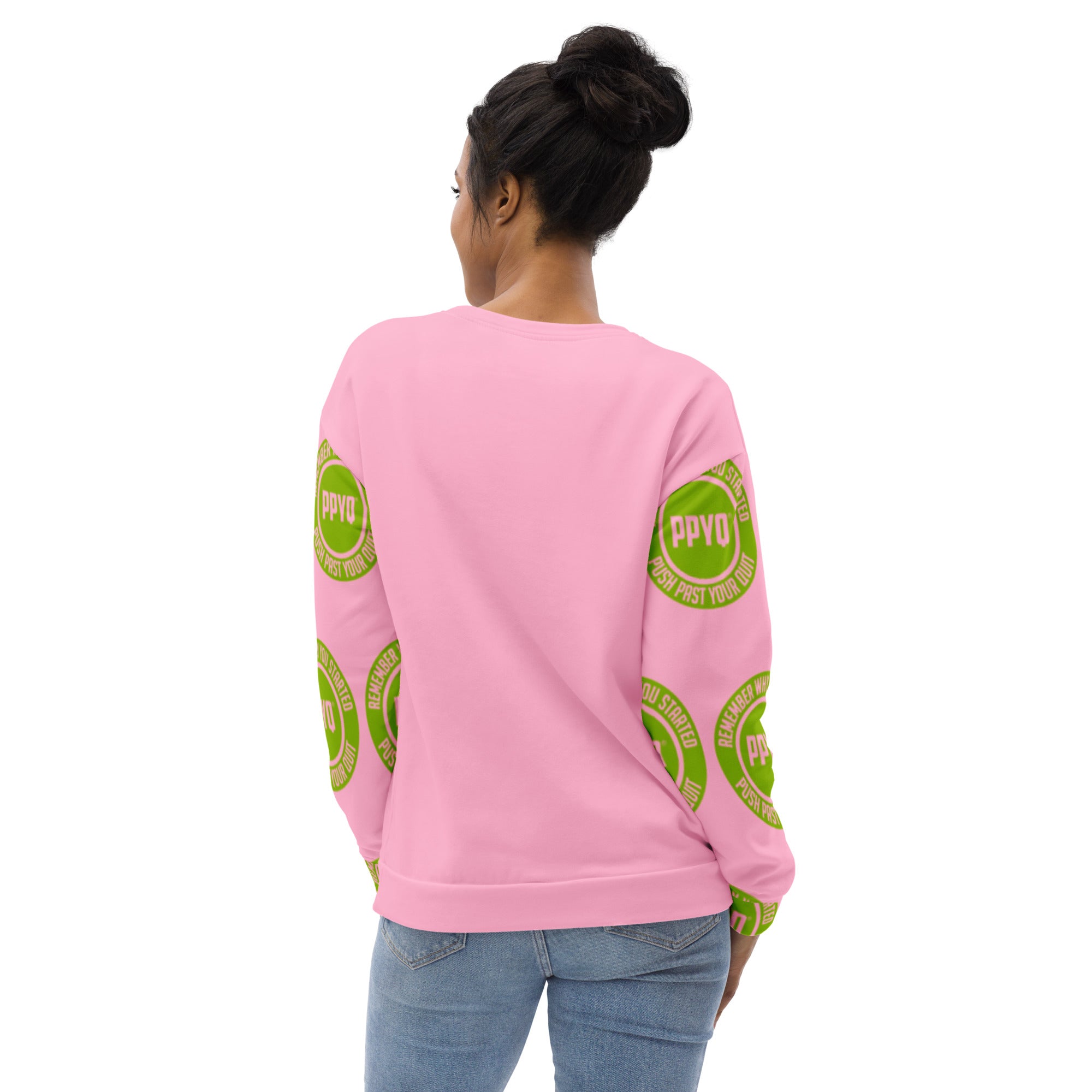 Pink & Green Unisex Sweatshirt