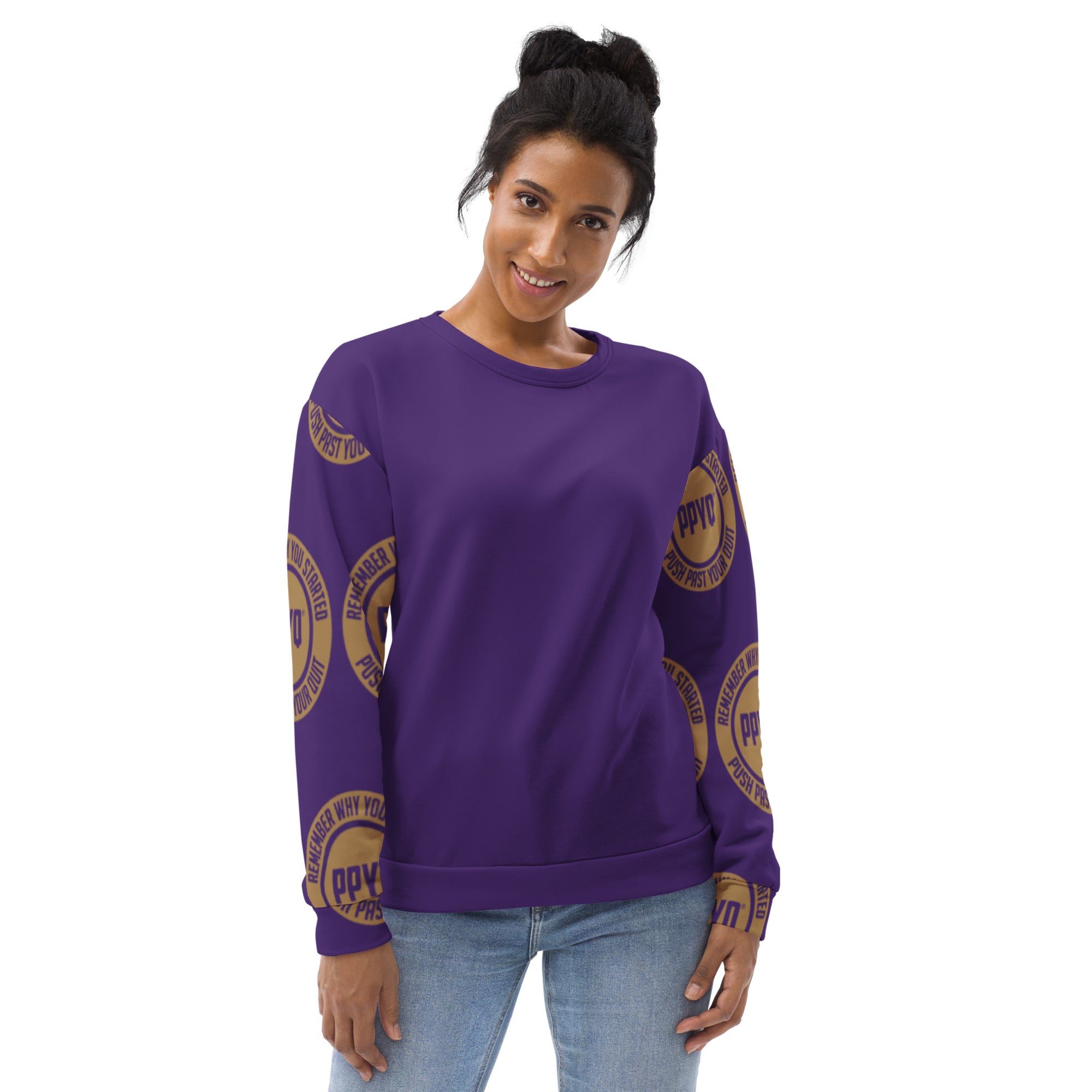 Purple & Gold Unisex Sweatshirt