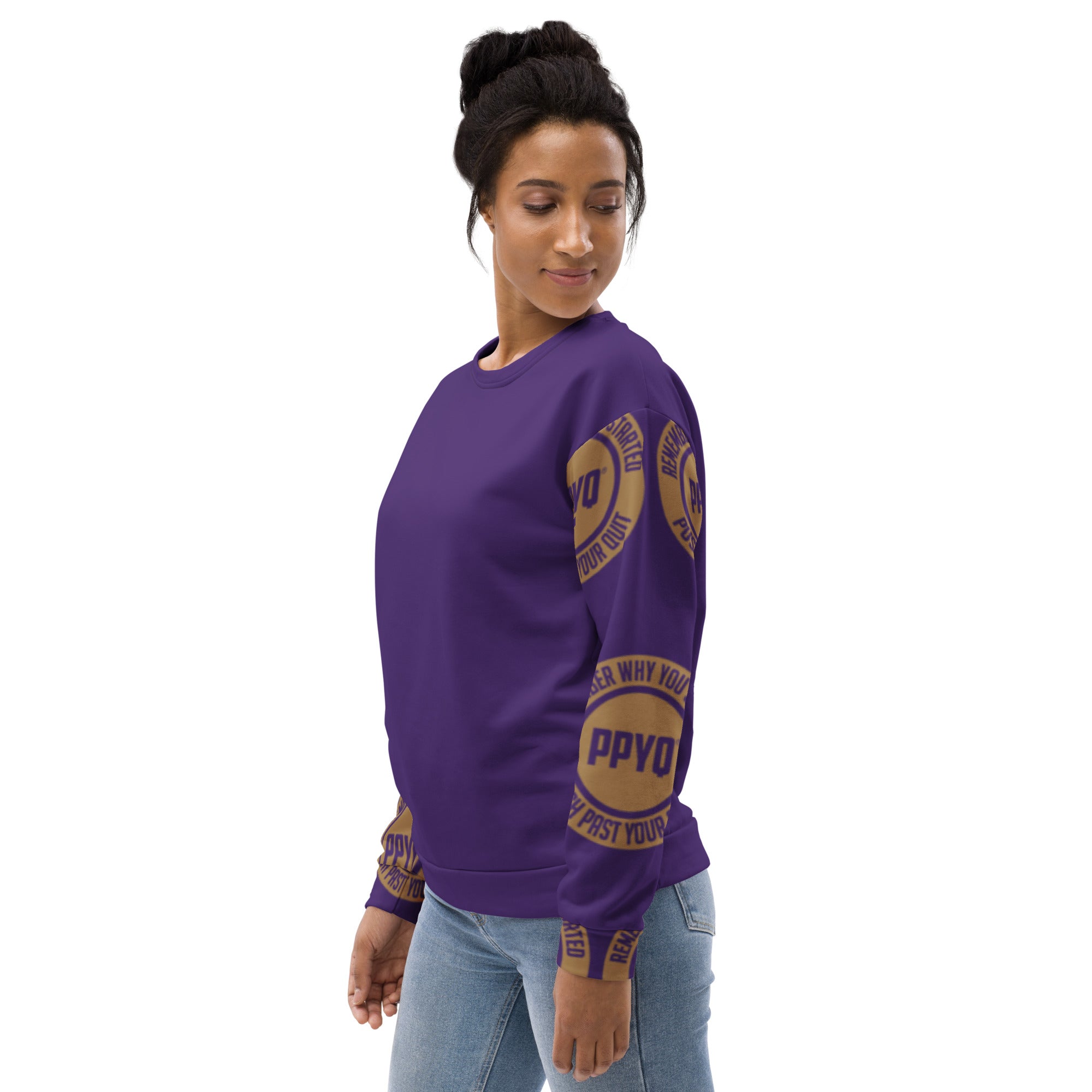 Purple & Gold Unisex Sweatshirt