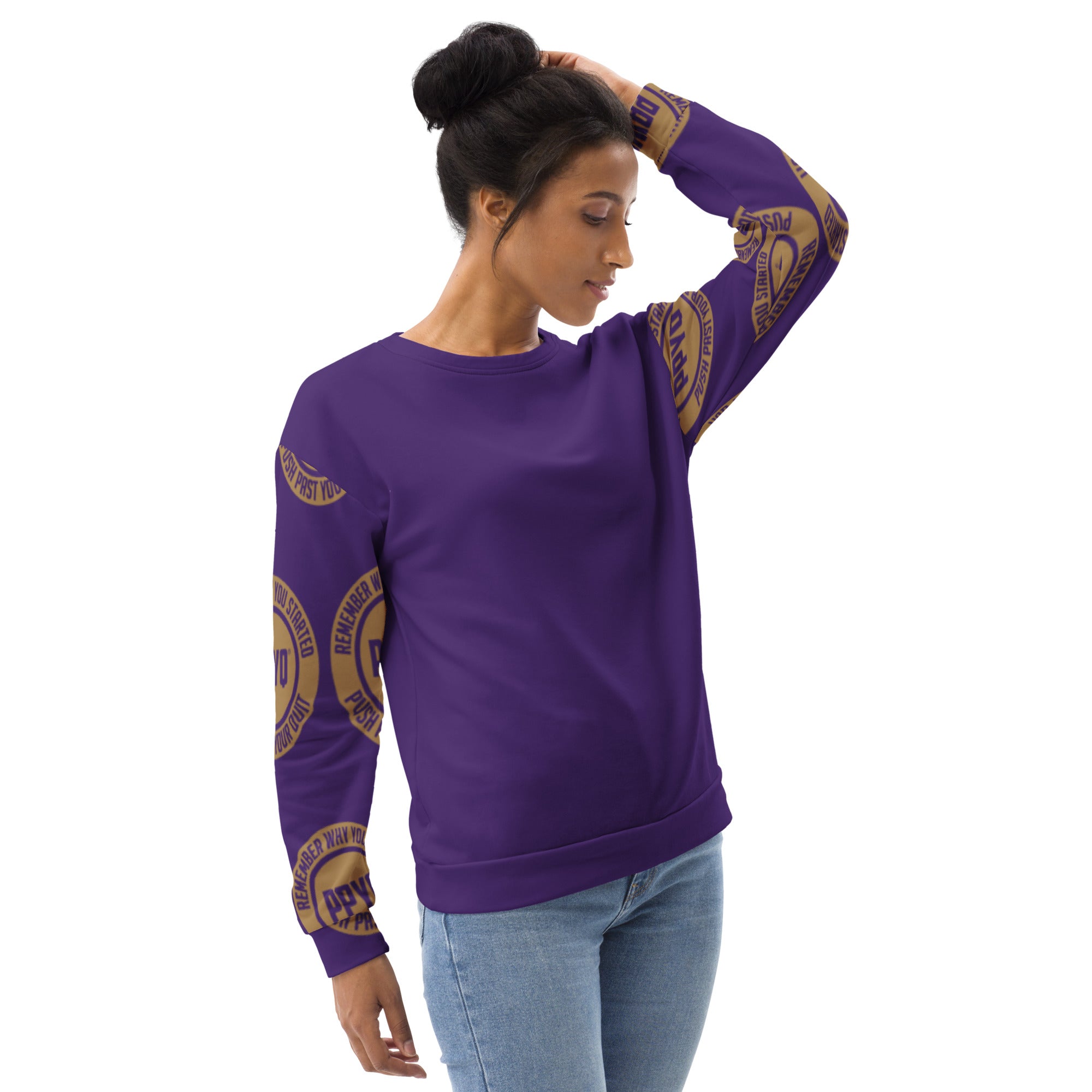 Purple & Gold Unisex Sweatshirt