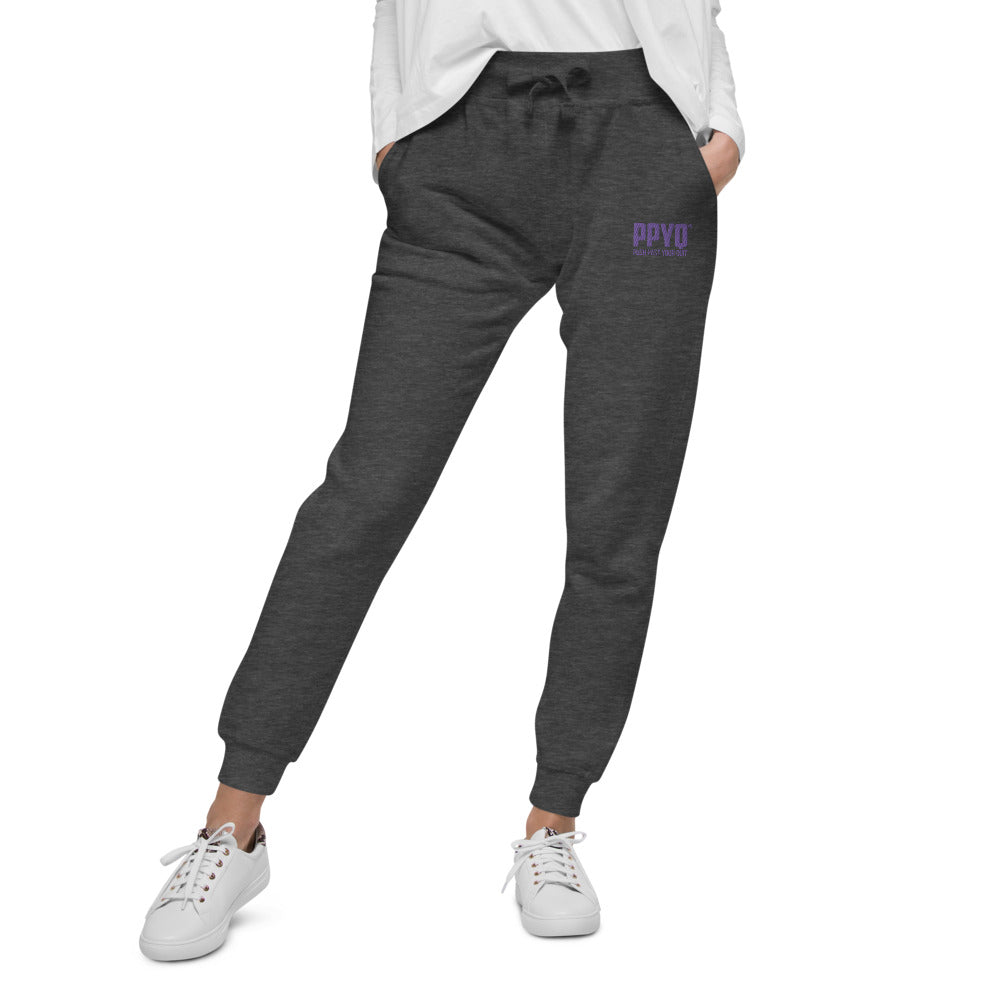 Unisex Joggers with PURPLE Logo