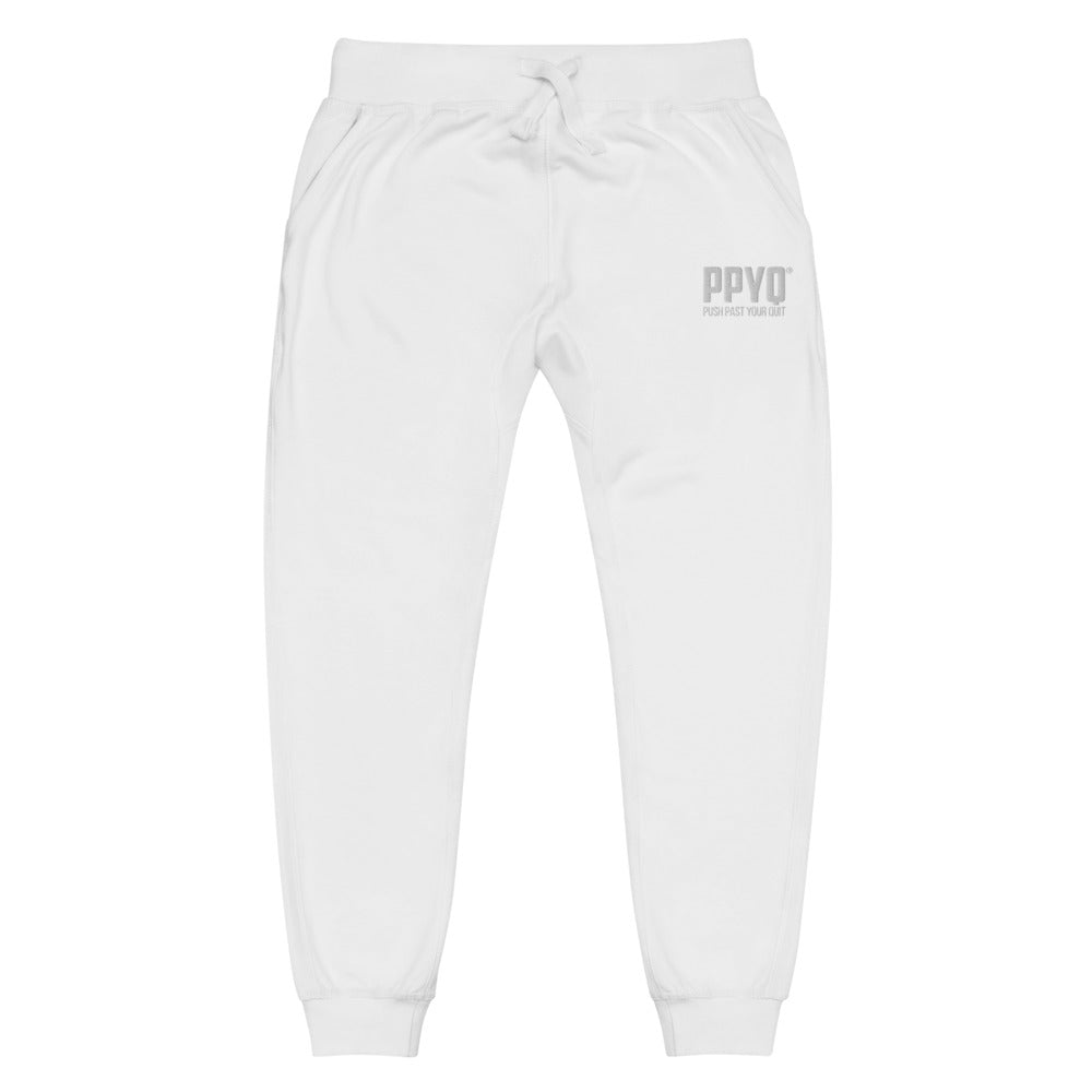 Unisex Joggers with WHITE Embroidery